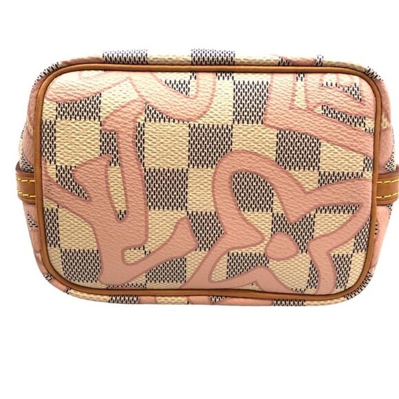 Louis Vuitton Nano Noe Damier Azur Canvas Shoulder Bag - Picture 11 of 12